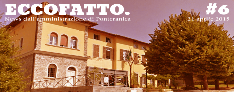 Eccofatto: news dall’amministrazione di Ponteranica #6