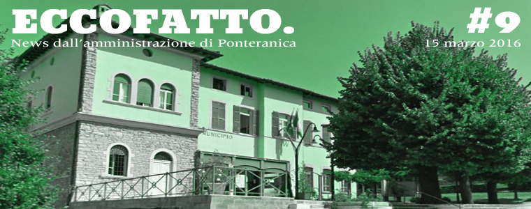 Eccofatto: news dall’amministrazione di Ponteranica&nbsp;#9